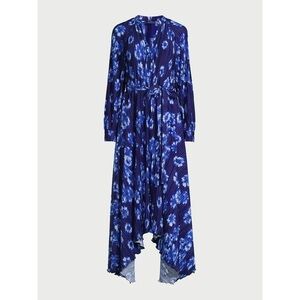 Floral Blue Maxi Dress